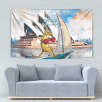 Personalised Australia Sailing Tapestry Life Is Better On A Boat