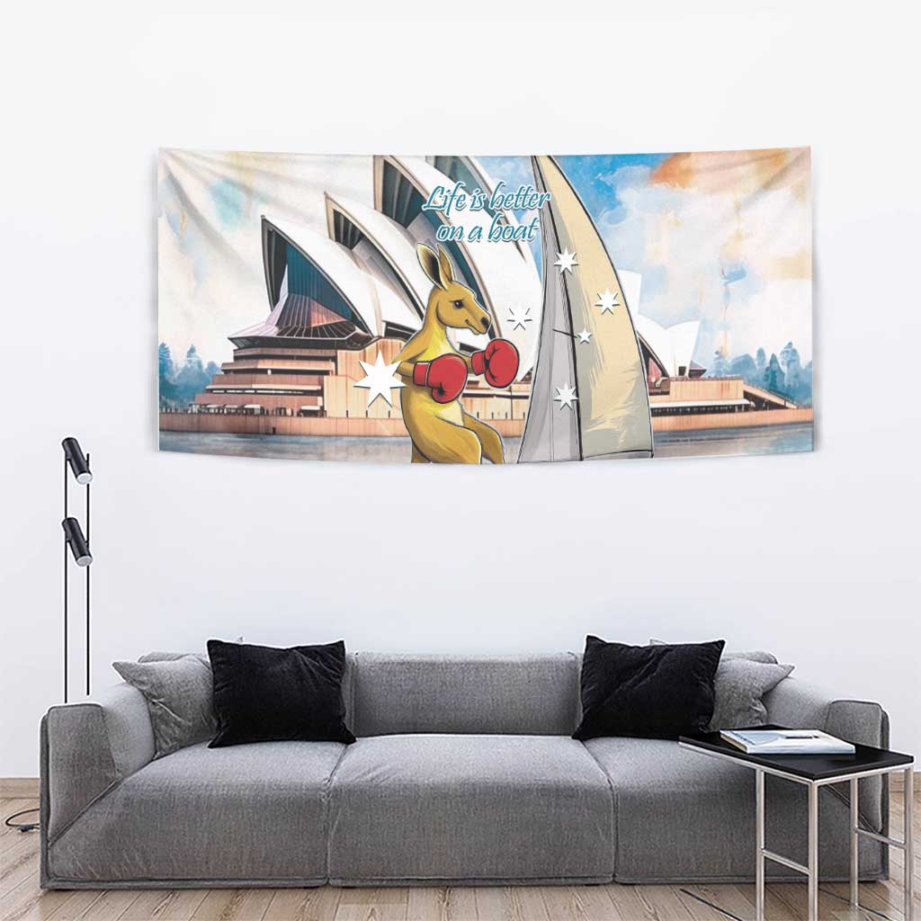 Personalised Australia Sailing Tapestry Life Is Better On A Boat