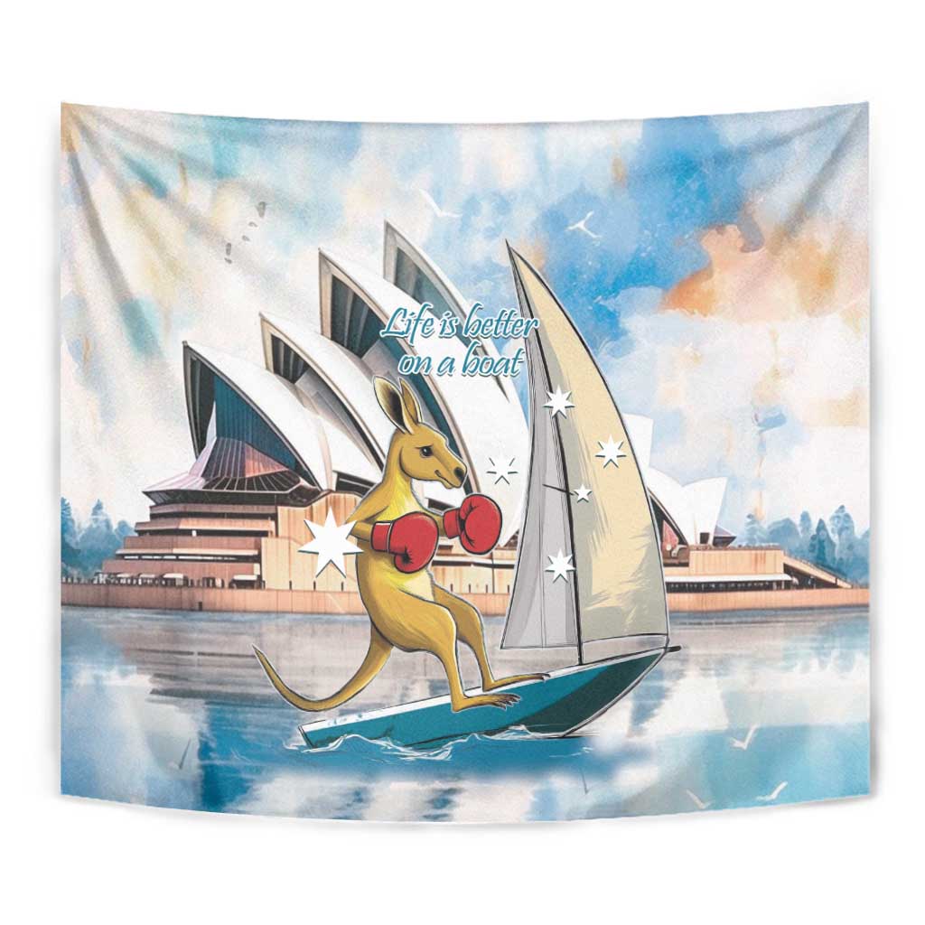 Personalised Australia Sailing Tapestry Life Is Better On A Boat