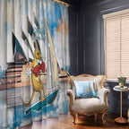 Personalised Australia Sailing Window Curtain Life Is Better On A Boat