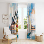 Personalised Australia Sailing Window Curtain Life Is Better On A Boat