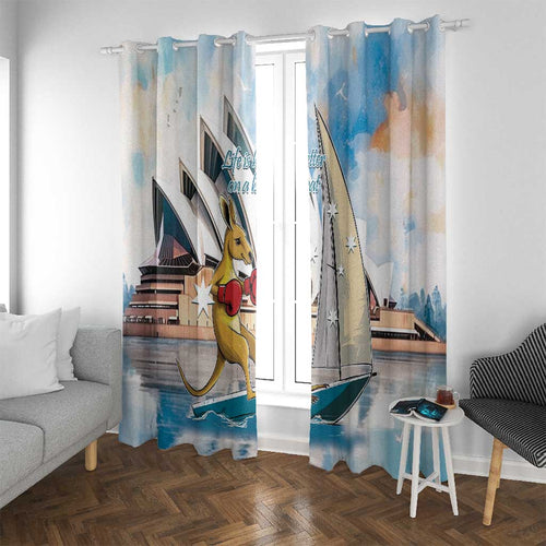 Personalised Australia Sailing Window Curtain Life Is Better On A Boat