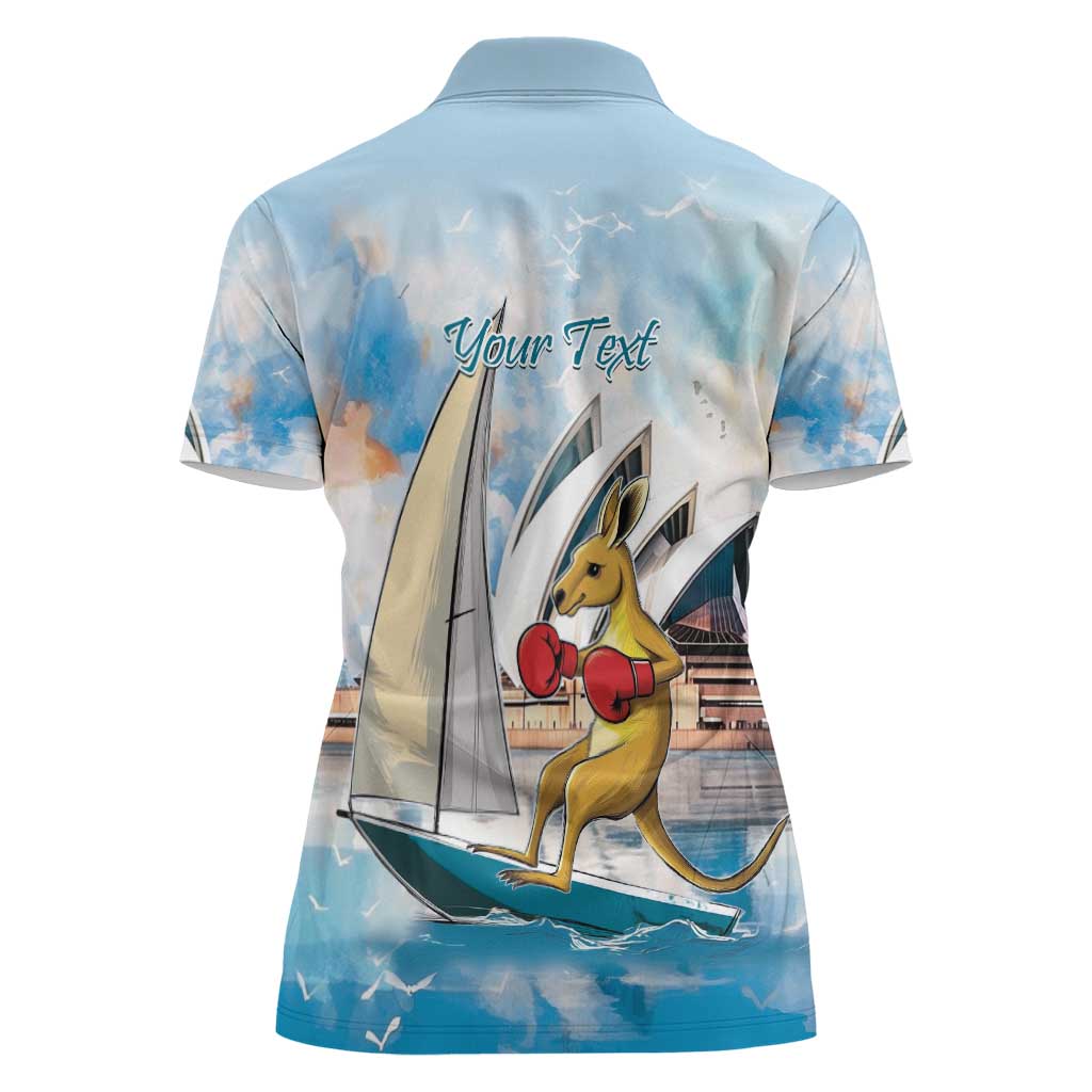 Personalised Australia Sailing Women Polo Shirt Life Is Better On A Boat