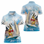 Personalised Australia Sailing Women Polo Shirt Life Is Better On A Boat