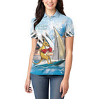 Personalised Australia Sailing Women Polo Shirt Life Is Better On A Boat