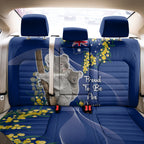 Australia Day Back Car Seat Cover Proud To Be An Aussie Koala With Map Golden Wattle