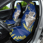 Australia Day Car Seat Cover Proud To Be An Aussie Koala With Map Golden Wattle
