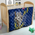 Australia Day Quilt Proud To Be An Aussie Koala With Map Golden Wattle