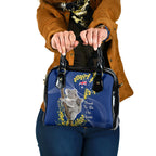 Australia Day Shoulder Handbag Proud To Be An Aussie Koala With Map Golden Wattle
