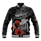 Australia 1915 Gallipoli ANZAC Baseball Jacket 111th Anniversary Army Boots And Slouch Hat
