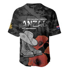 Australia 1915 Gallipoli ANZAC Baseball Jersey 111th Anniversary Army Boots And Slouch Hat