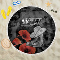 Australia 1915 Gallipoli ANZAC Beach Blanket 111th Anniversary Army Boots And Slouch Hat