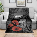 Australia 1915 Gallipoli ANZAC Blanket 111th Anniversary Army Boots And Slouch Hat