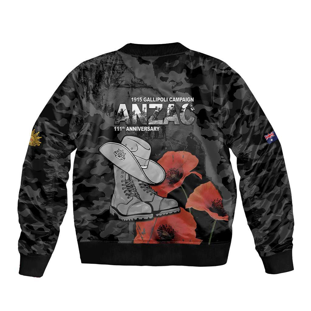 Australia 1915 Gallipoli ANZAC Bomber Jacket 111th Anniversary Army Boots And Slouch Hat