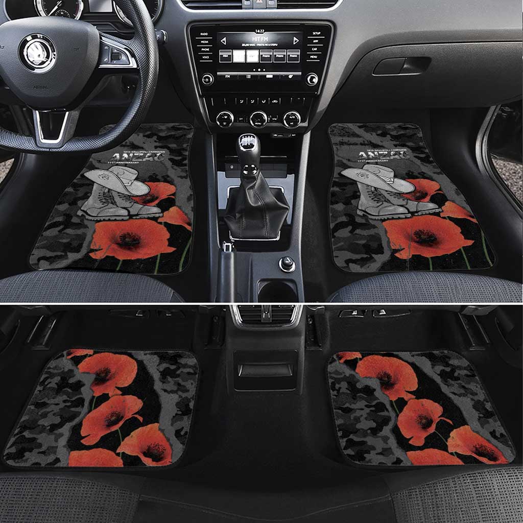 Australia 1915 Gallipoli ANZAC Car Mats 111th Anniversary Army Boots And Slouch Hat