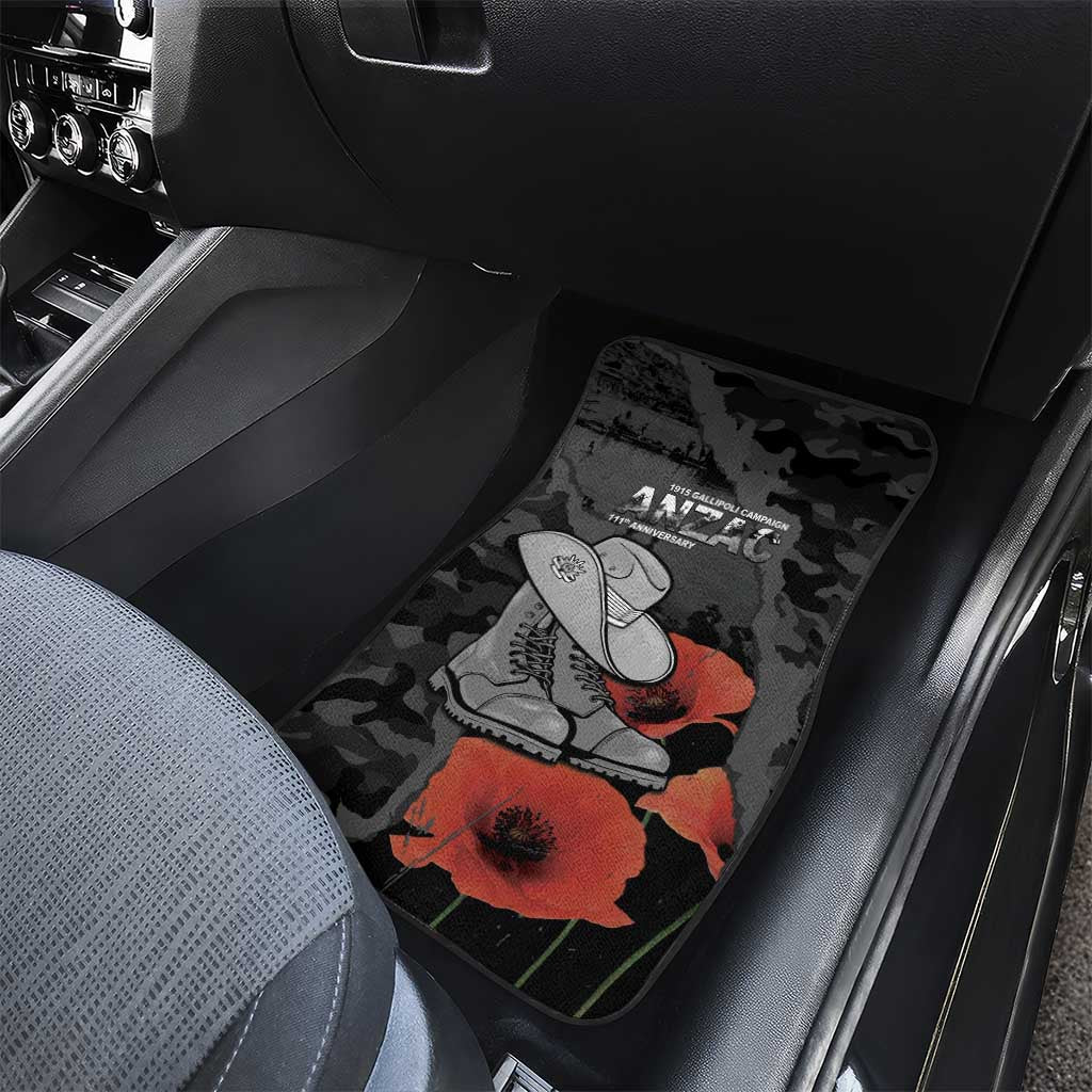 Australia 1915 Gallipoli ANZAC Car Mats 111th Anniversary Army Boots And Slouch Hat