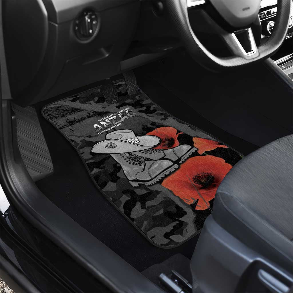 Australia 1915 Gallipoli ANZAC Car Mats 111th Anniversary Army Boots And Slouch Hat