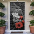 Australia 1915 Gallipoli ANZAC Door Cover 111th Anniversary Army Boots And Slouch Hat