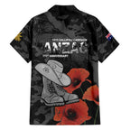 Australia 1915 Gallipoli ANZAC Family Matching Mermaid Dress and Hawaiian Shirt 111th Anniversary Army Boots And Slouch Hat