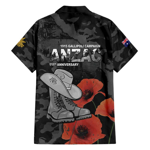 Australia 1915 Gallipoli ANZAC Family Matching Tank Maxi Dress and Hawaiian Shirt 111th Anniversary Army Boots And Slouch Hat