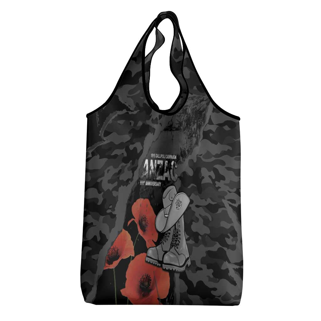 Australia 1915 Gallipoli ANZAC Grocery Bag 111th Anniversary Army Boots And Slouch Hat
