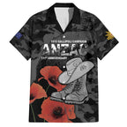 Australia 1915 Gallipoli ANZAC Hawaiian Shirt 111th Anniversary Army Boots And Slouch Hat