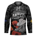Australia 1915 Gallipoli ANZAC Hockey Jersey 111th Anniversary Army Boots And Slouch Hat