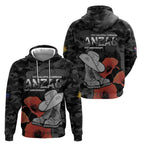 Australia 1915 Gallipoli ANZAC Hoodie 111th Anniversary Army Boots And Slouch Hat