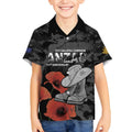 Australia 1915 Gallipoli ANZAC Kid Hawaiian Shirt 111th Anniversary Army Boots And Slouch Hat