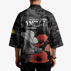 Australia 1915 Gallipoli ANZAC Kimono 111th Anniversary Army Boots And Slouch Hat