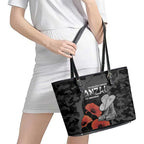 Australia 1915 Gallipoli ANZAC Leather Tote Bag 111th Anniversary Army Boots And Slouch Hat