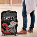 Australia 1915 Gallipoli ANZAC Luggage Cover 111th Anniversary Army Boots And Slouch Hat