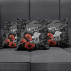 Australia 1915 Gallipoli ANZAC Pillow Cover 111th Anniversary Army Boots And Slouch Hat