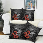 Australia 1915 Gallipoli ANZAC Pillow Cover 111th Anniversary Army Boots And Slouch Hat