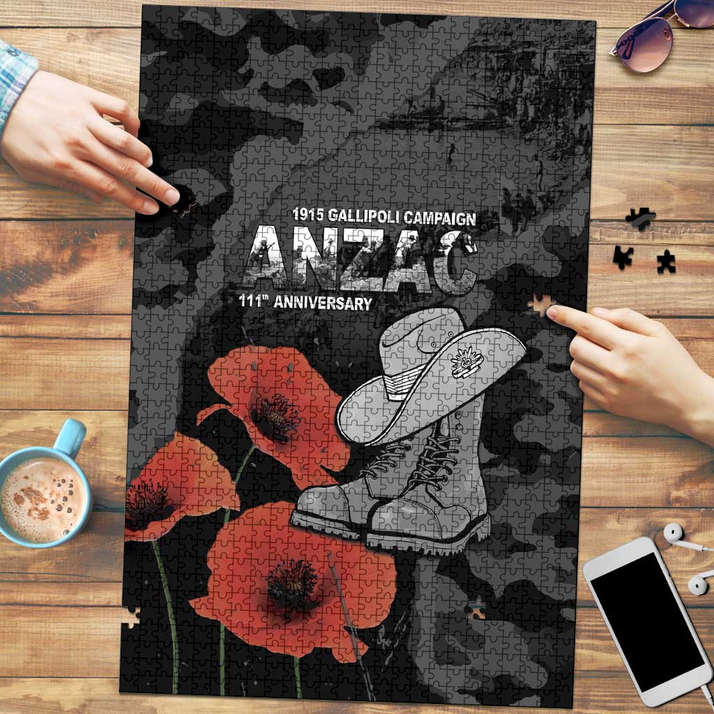 Australia 1915 Gallipoli ANZAC Puzzle 111th Anniversary Army Boots And Slouch Hat