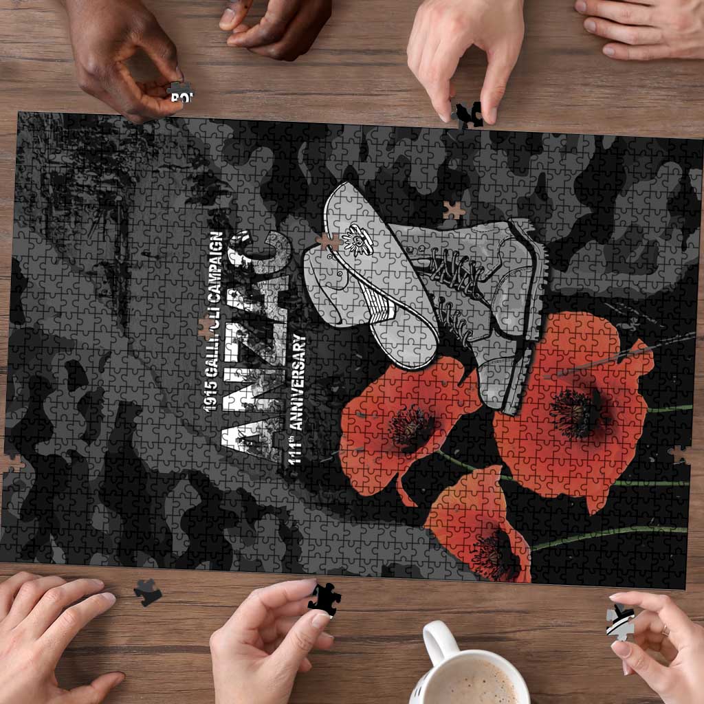 Australia 1915 Gallipoli ANZAC Puzzle 111th Anniversary Army Boots And Slouch Hat