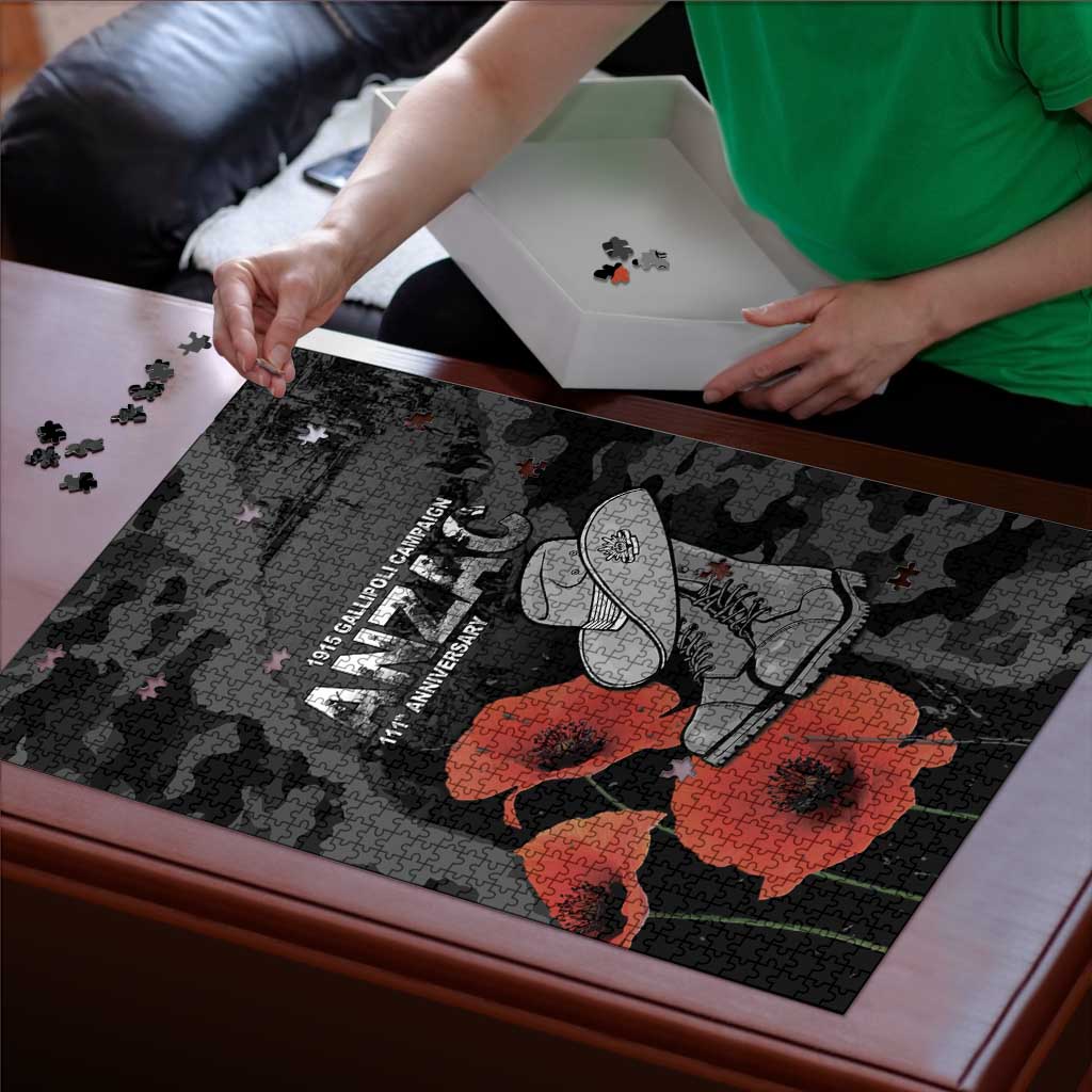 Australia 1915 Gallipoli ANZAC Puzzle 111th Anniversary Army Boots And Slouch Hat