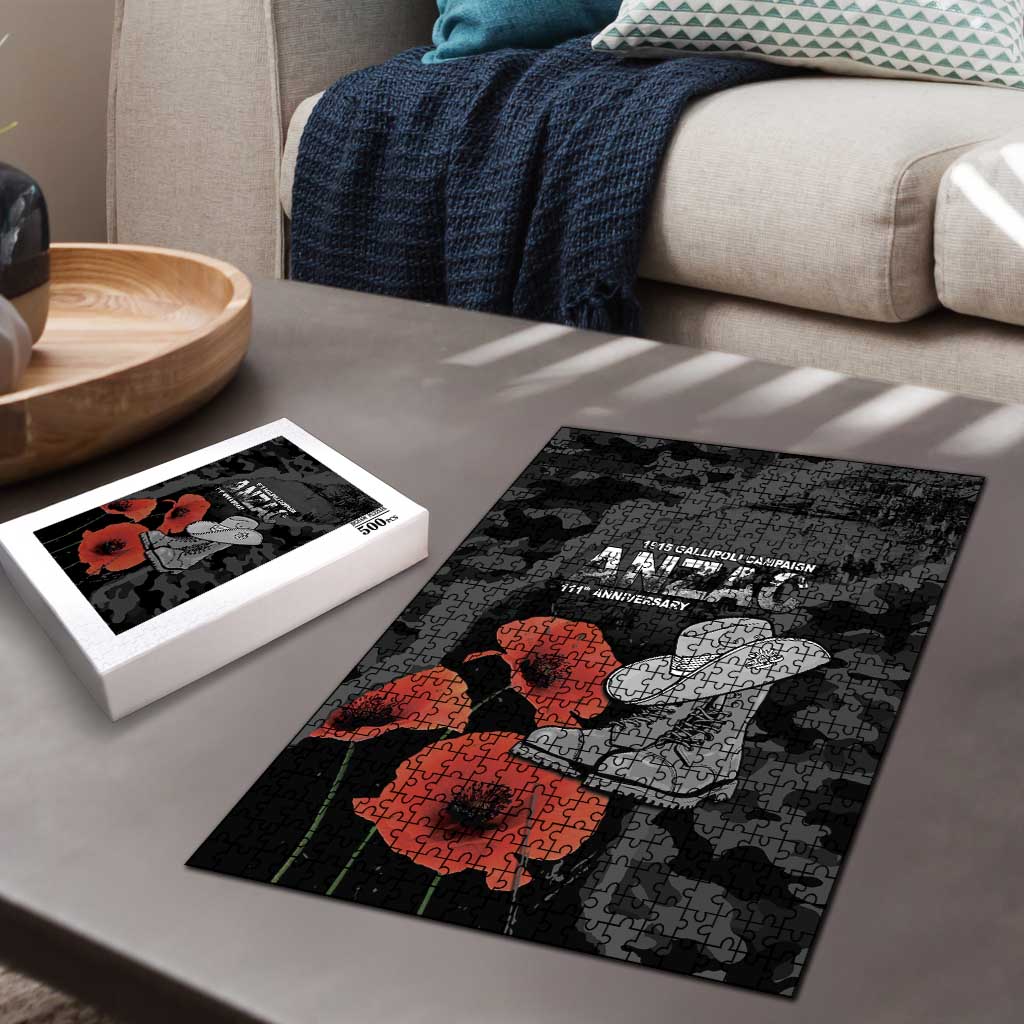 Australia 1915 Gallipoli ANZAC Puzzle 111th Anniversary Army Boots And Slouch Hat