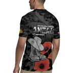 Australia 1915 Gallipoli ANZAC Rugby Jersey 111th Anniversary Army Boots And Slouch Hat