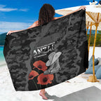 Australia 1915 Gallipoli ANZAC Sarong 111th Anniversary Army Boots And Slouch Hat
