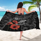 Australia 1915 Gallipoli ANZAC Sarong 111th Anniversary Army Boots And Slouch Hat