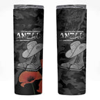 Australia 1915 Gallipoli ANZAC Skinny Tumbler 111th Anniversary Army Boots And Slouch Hat