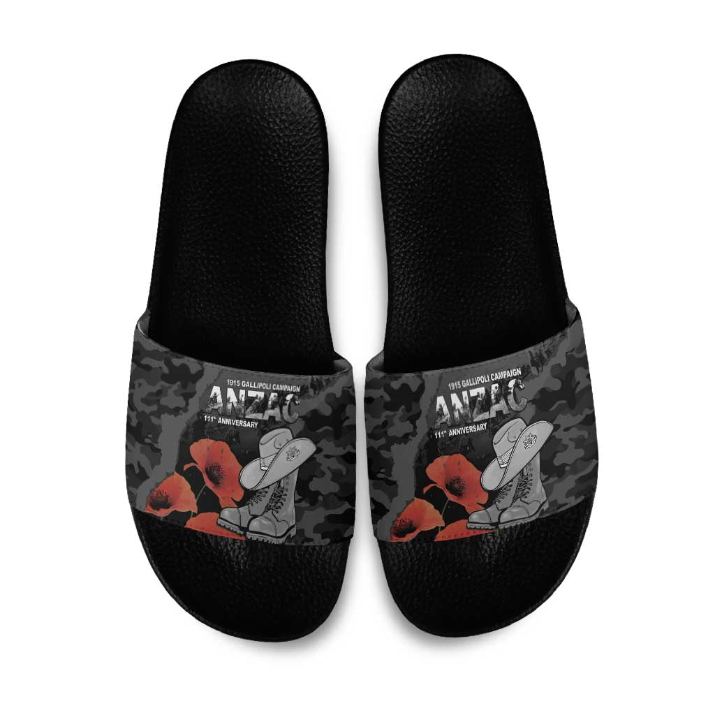 Australia 1915 Gallipoli ANZAC Slide Sandals 111th Anniversary Army Boots And Slouch Hat
