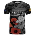 Australia 1915 Gallipoli ANZAC T Shirt 111th Anniversary Army Boots And Slouch Hat