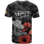 Australia 1915 Gallipoli ANZAC T Shirt 111th Anniversary Army Boots And Slouch Hat