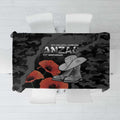 Australia 1915 Gallipoli ANZAC Tablecloth 111th Anniversary Army Boots And Slouch Hat