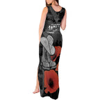 Australia 1915 Gallipoli ANZAC Tank Maxi Dress 111th Anniversary Army Boots And Slouch Hat