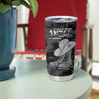 Australia 1915 Gallipoli ANZAC Tumbler Cup 111th Anniversary Army Boots And Slouch Hat