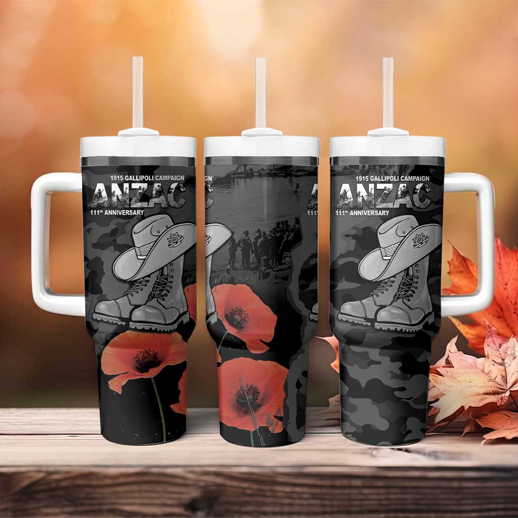 Australia 1915 Gallipoli ANZAC Tumbler With Handle 111th Anniversary Army Boots And Slouch Hat