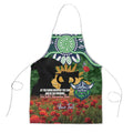 Personalised Raiders Rugby ANZAC Day Apron Last Post Poppy We Will Remember Them